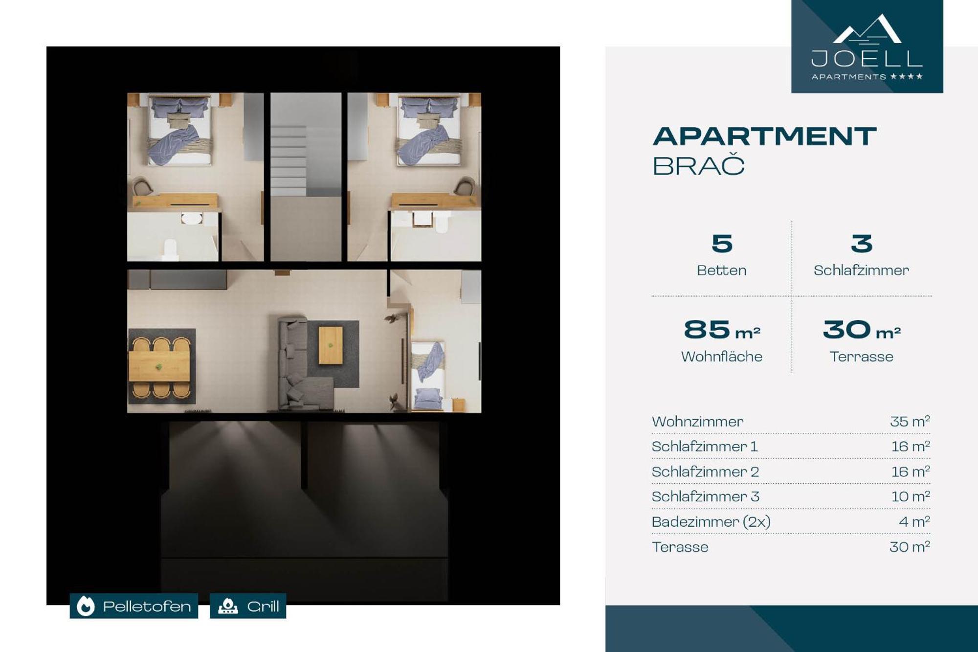 Joell Apartments Lokva Rogoznica Luaran gambar