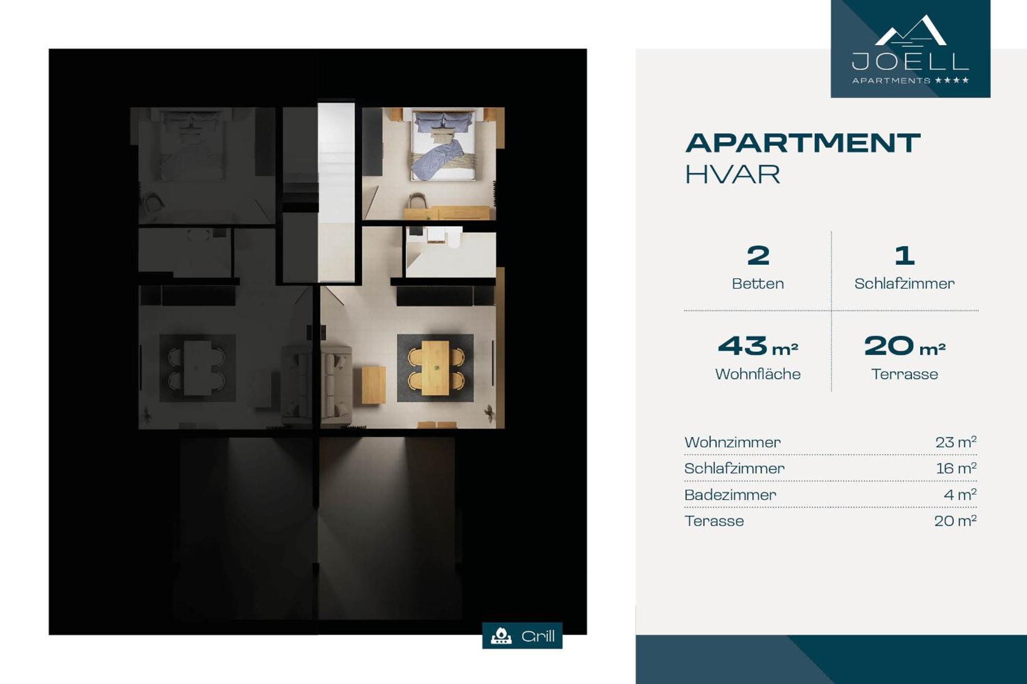 Joell Apartments Lokva Rogoznica Luaran gambar