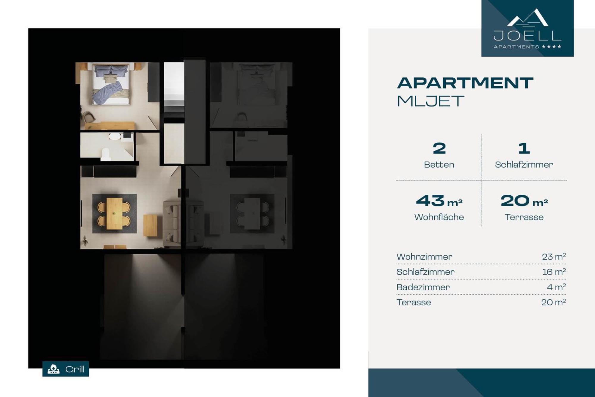 Joell Apartments Lokva Rogoznica Luaran gambar